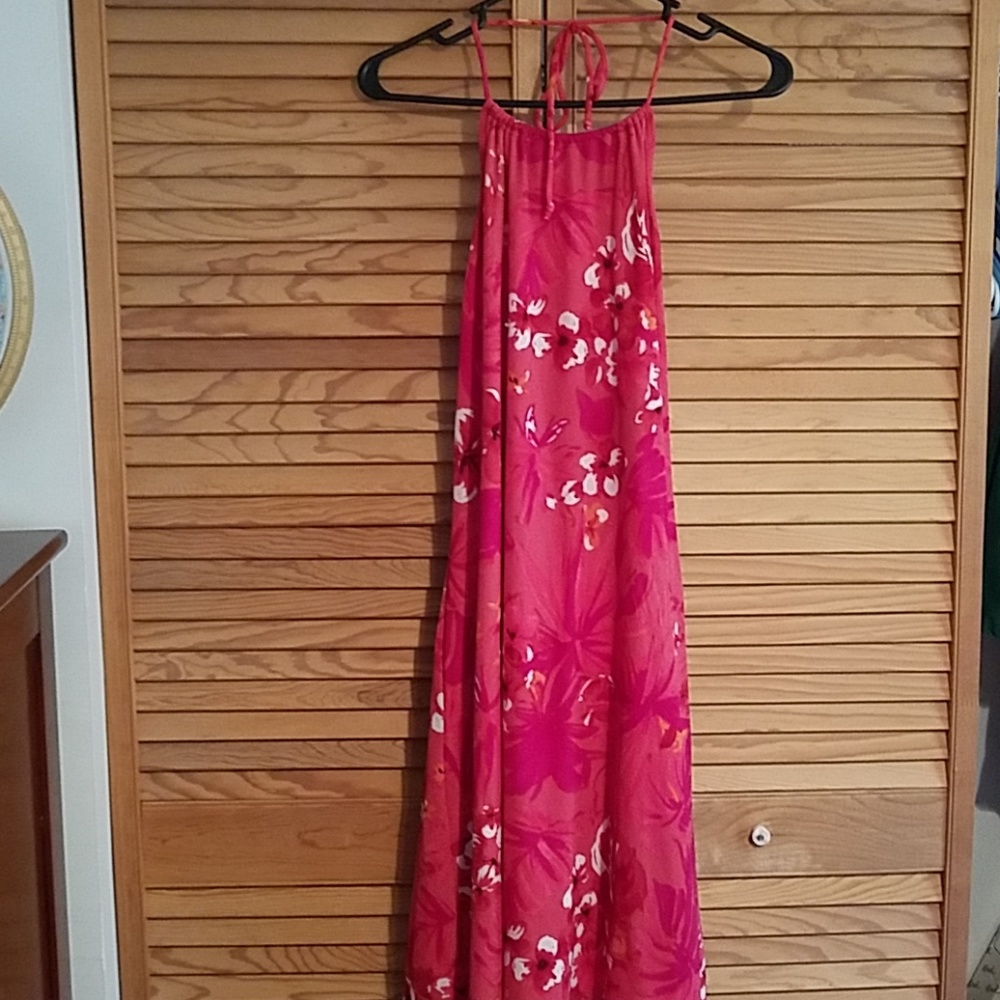 Xhilaratio floral halter summer dress